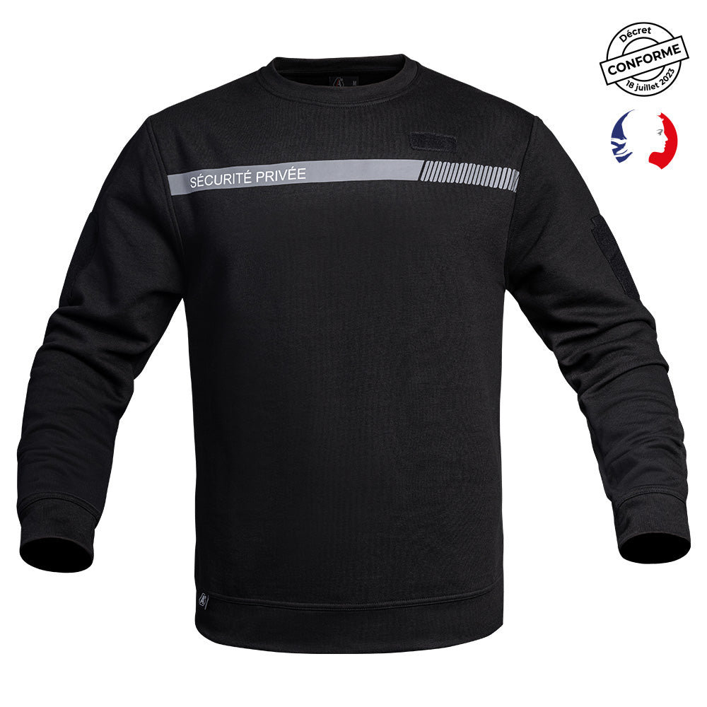 Sweat A10 Equipment SÉCU-ONE Sécurité Privée en 65 % polyester 350 g/m²