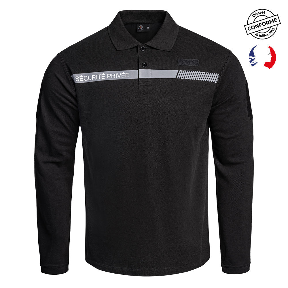 Polo Sécurité A10 Equipment SÉCU-ONE manches longues Sécurité Privée