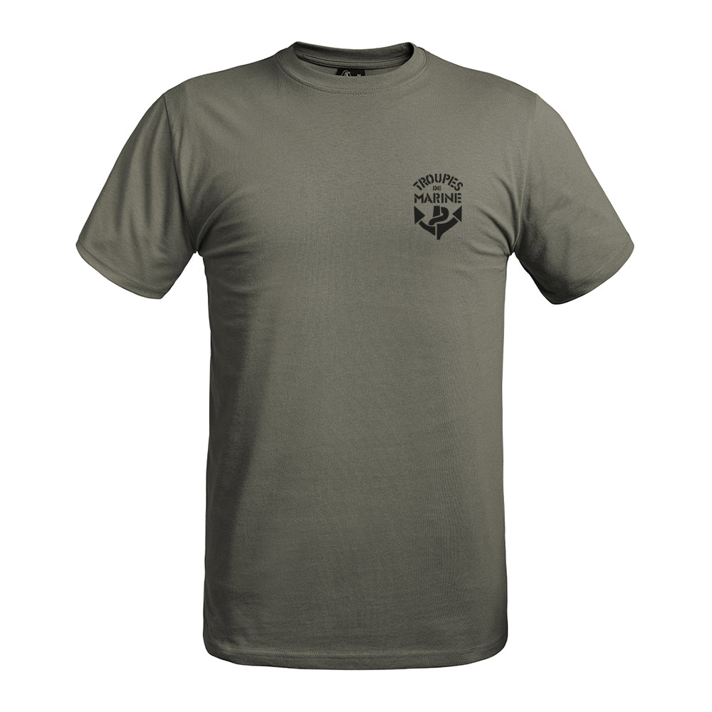 T-shirt imprimé A10 Equipment STRONG Troupes de Marine en 100 % coton