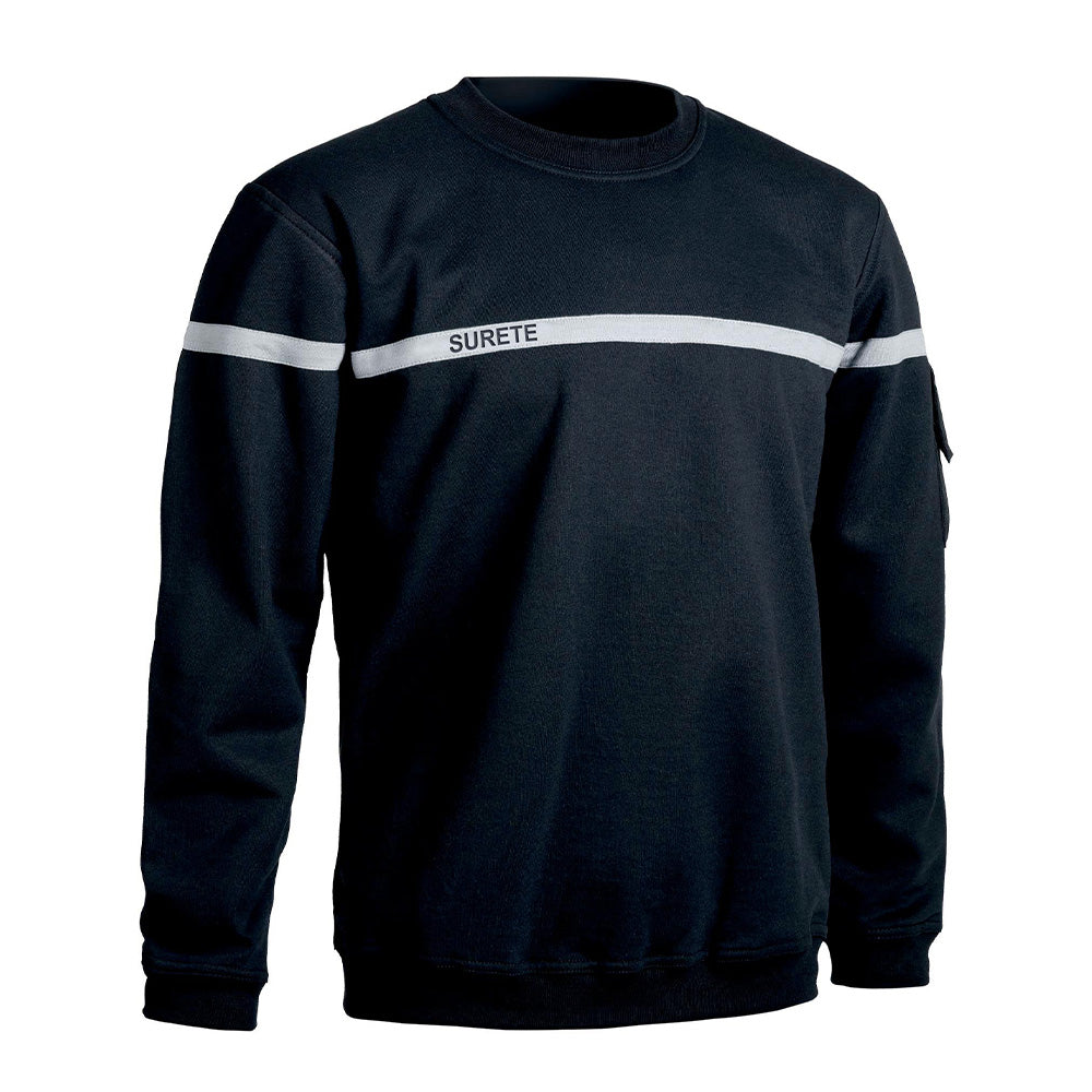 Sweat A10 Equipment SÉCU-ONE Sûreté à mention brodée et poche à stylos