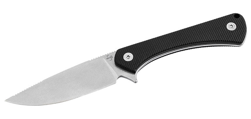 Couteau à lame fixe Boker Magnum Brasa 14C28N acier 14C28N lame 72 mm