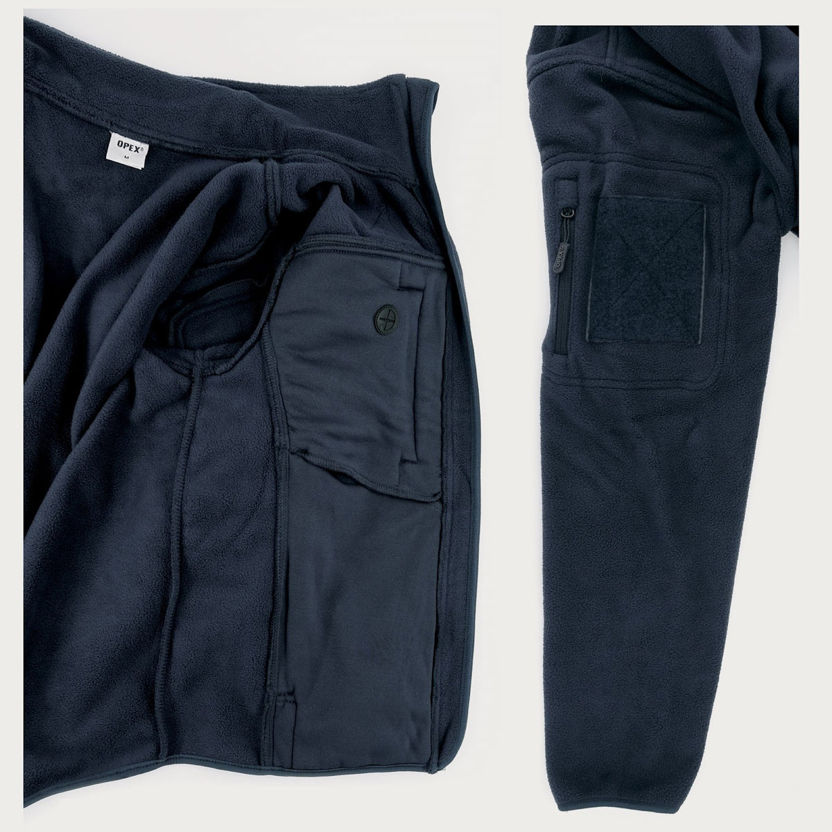 Veste polaire Fitté polyester 390 g/m² fermeture à glissière pleine longueur