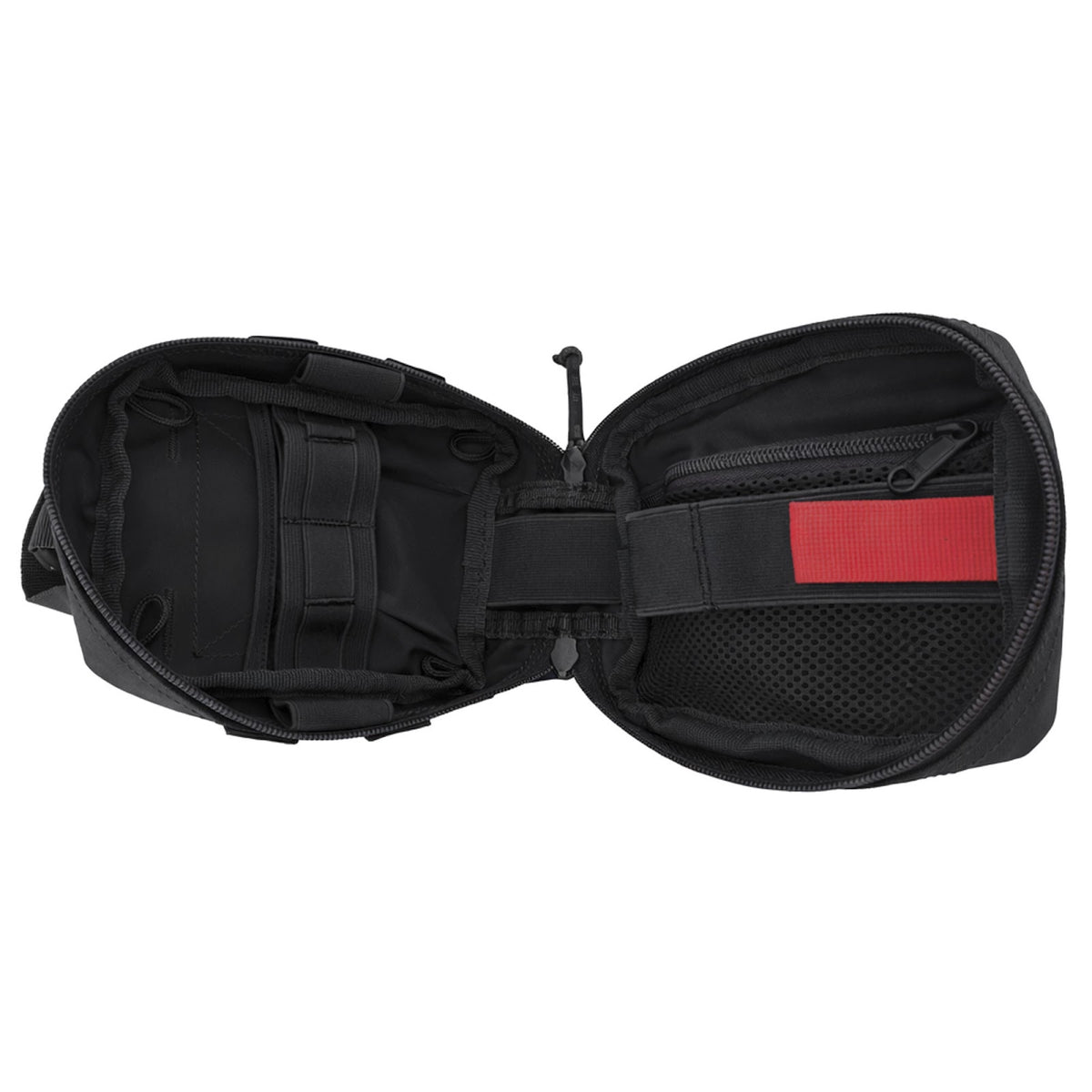 Pochette médicale détachable Cordura 600D ouverture à plat 17 x 13 x 7 cm