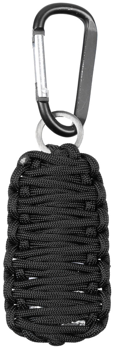 Kit de survie MFH Parachute Cord avec mousqueton 9 x 5 x 2 cm pour 50 g