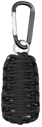 Kit de survie MFH Parachute Cord avec mousqueton 9 x 5 x 2 cm pour 50 g