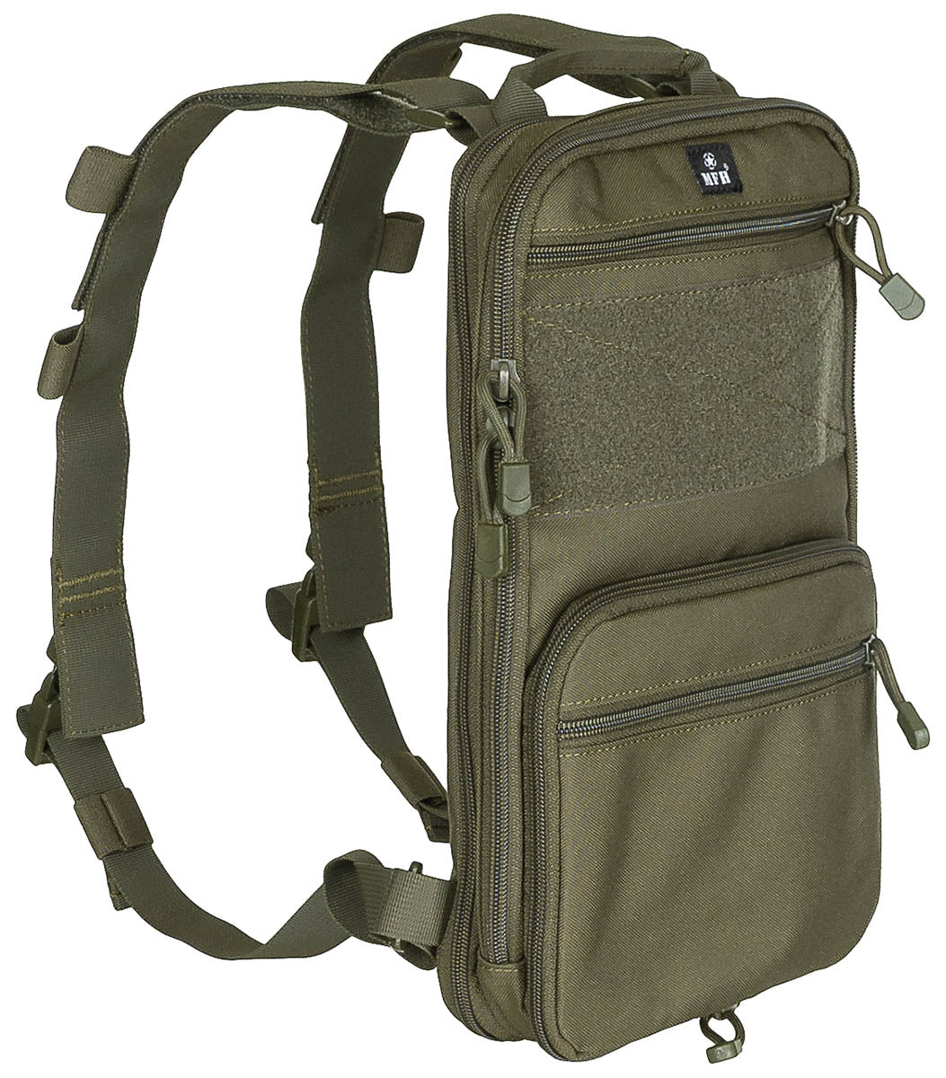 Sac d'hydratation MFH Molle Hydro Pack 12 l en polyester 600D compressible