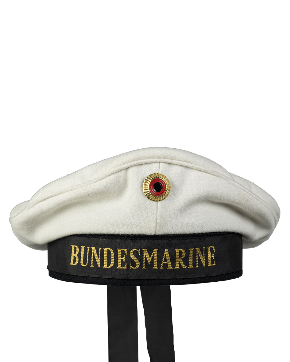 Casquette de marine Mil-Tec type Bundesmarine en laine avec bandeau et cocarde inclus