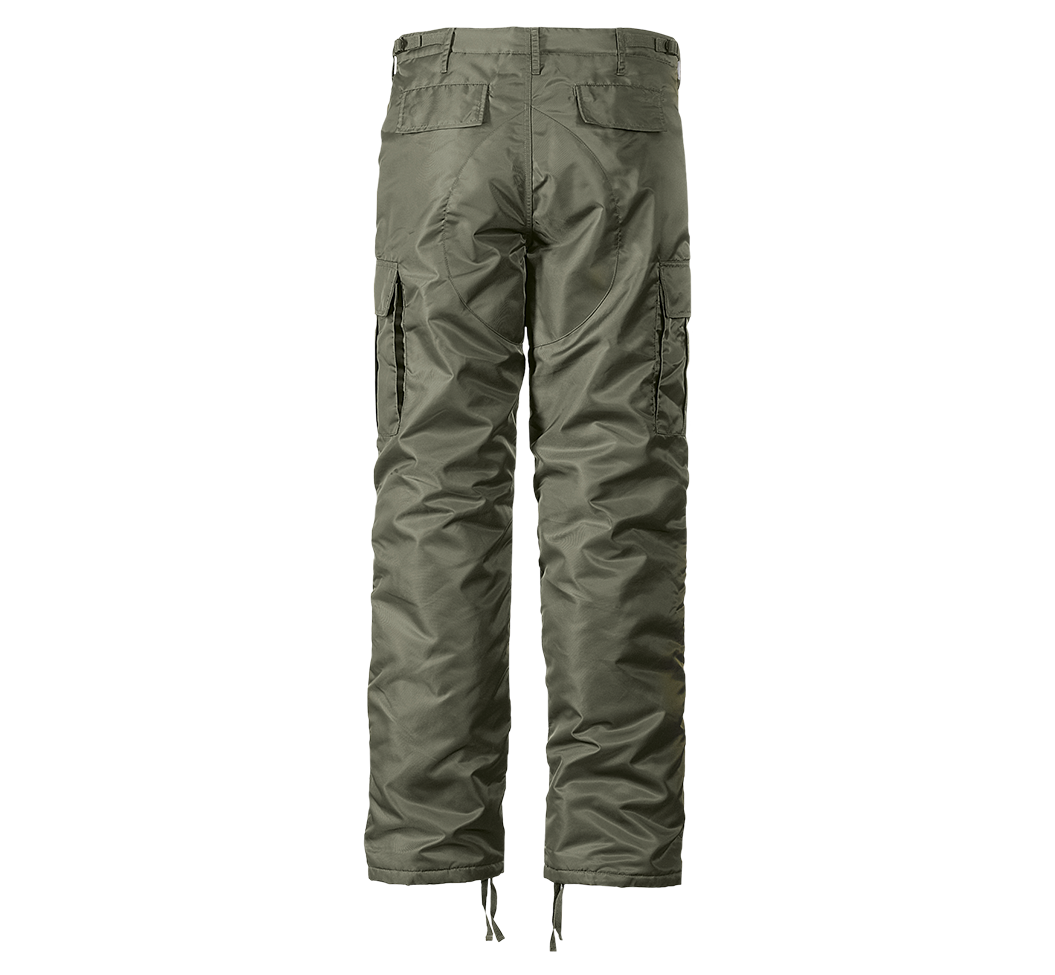 Pantalon chaud Brandit Thermo nylon coupe-vent déperlant doublure ouatinée six poches