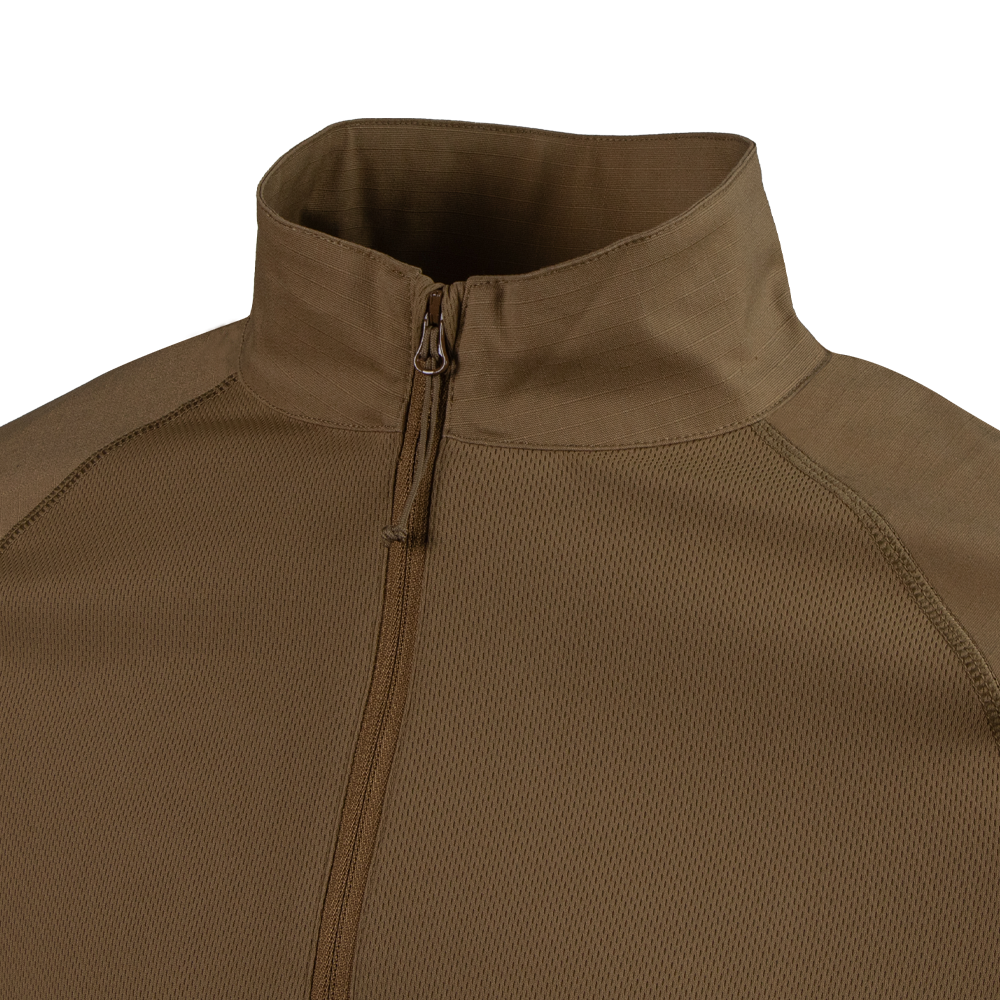 Chemise de combat Condor Combat Shirt Gen II manches courtes col à glissière quart de hauteur