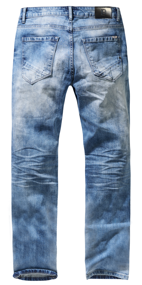 Jean Brandit Will Denim coton et élasthanne délavé à la pierre coupe droite trois longueurs