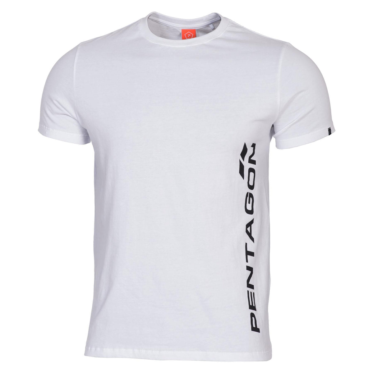 T-shirt imprimé Pentagon Vertical en coton ring-spun 190 g/m² coupe confort