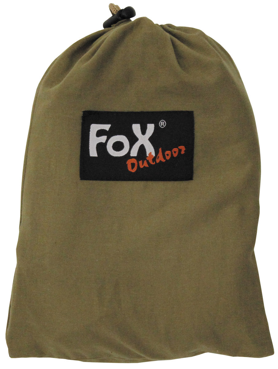 Drap sac de couchage Fox Outdoor Lusen en coton 205 x 75 cm avec poche oreiller