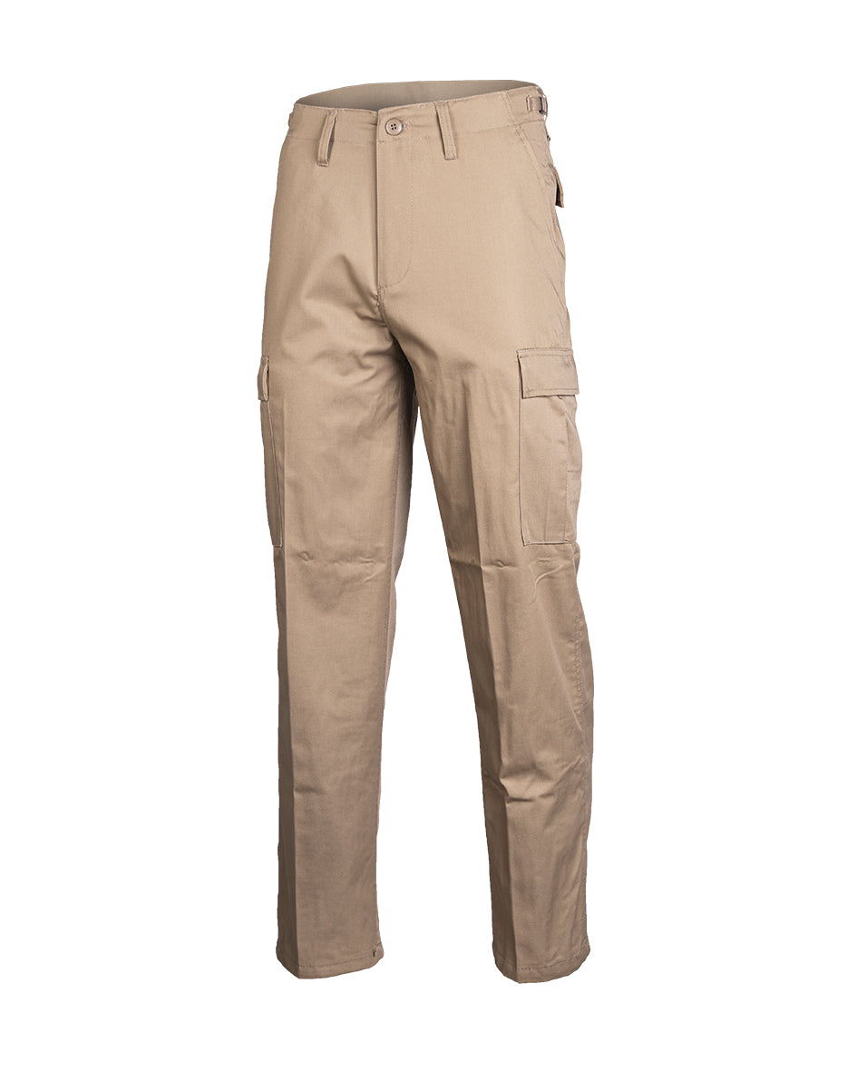 Pantalon de combat type BDU Mil-Tec en polycoton 80/20 six poches et taille réglable