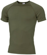 Maillot de corps néerlandais à manches courtes avec élasthanne, surplus d'occasion, lot de 10