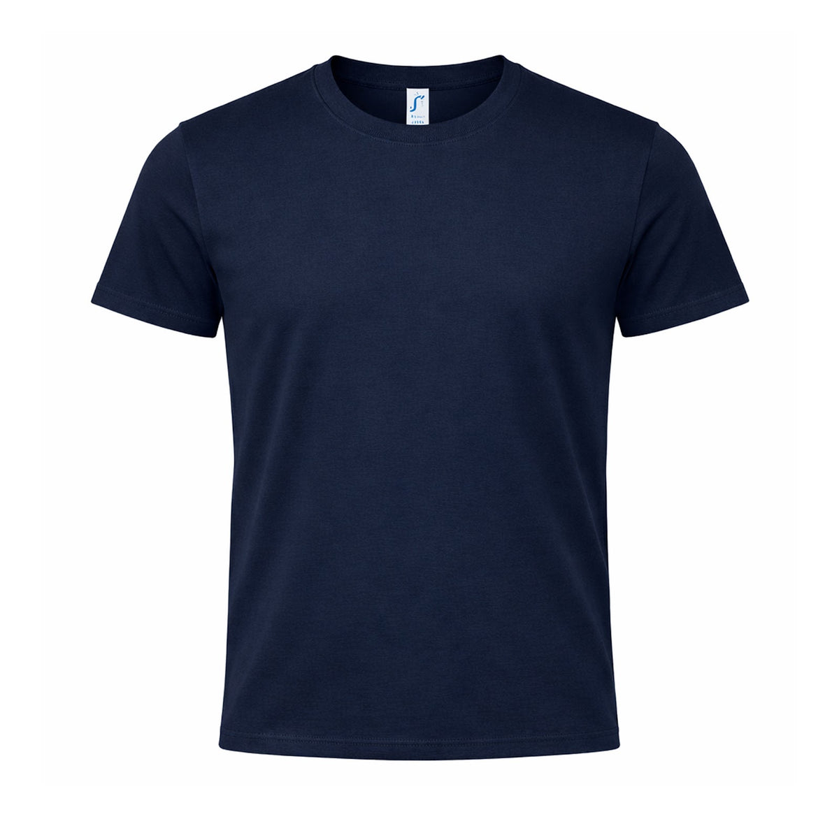 T-shirt uni 100% coton peigné 180 g/m² manches courtes pour le port quotidien