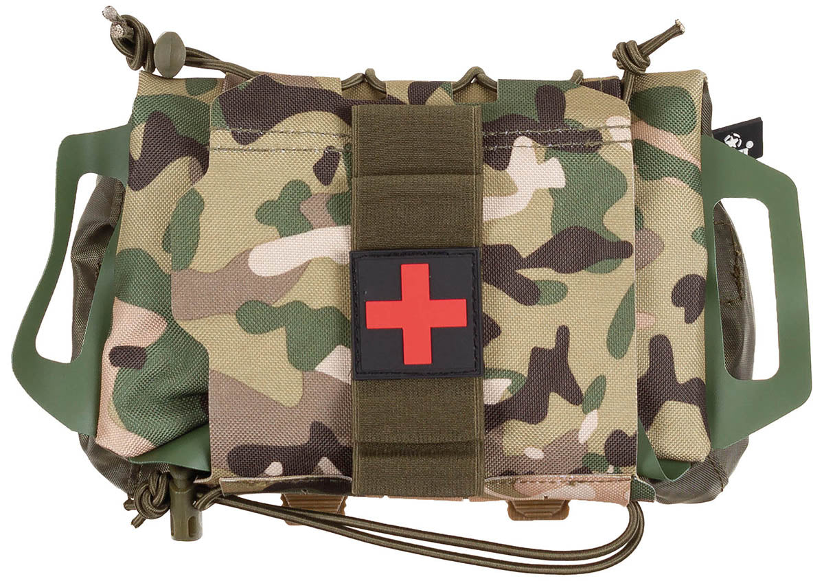 Pochette médicale MFH Tactical IFAK à extraction rapide 25 x 15 x 5 cm 220 g