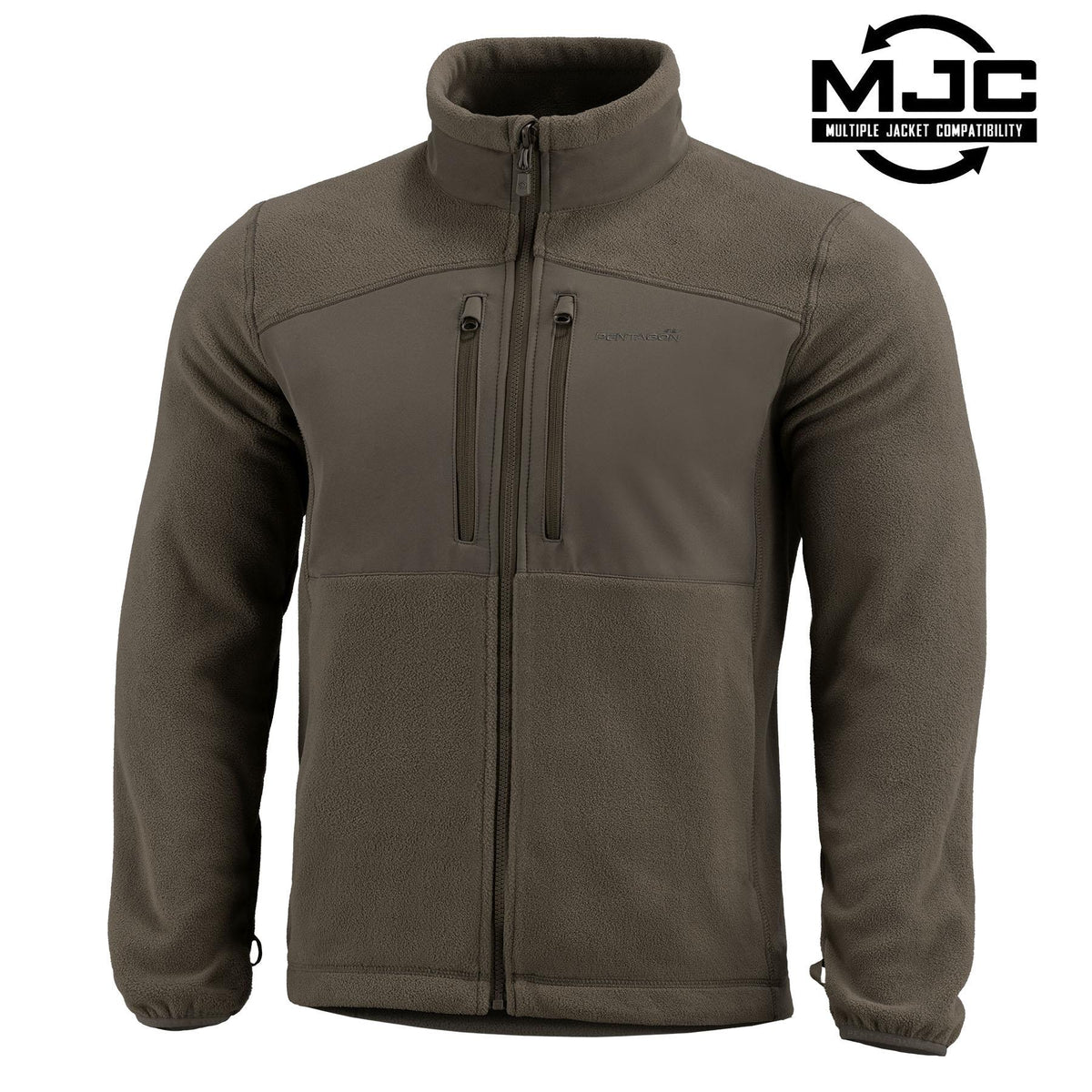 Veste polaire Pentagon Ajax 2.5 en polyester haut volume 385 g/m² coutures plates