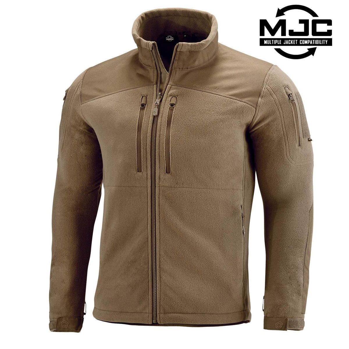 Veste polaire Pentagon Nestor 2.5 en polyester 320 g/m² compatible système MJC