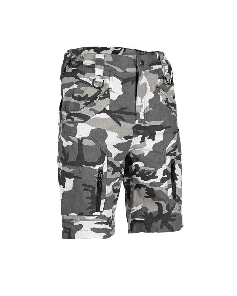 Short Mil-Tec Assault coton 100 % Ripstop avec poches cuisse fermeture YKK et passants D-Ring