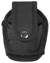 Porte-menottes ouvert MFH en nylon à bouton-pression 12 x 6-9 x 3 cm 50 g