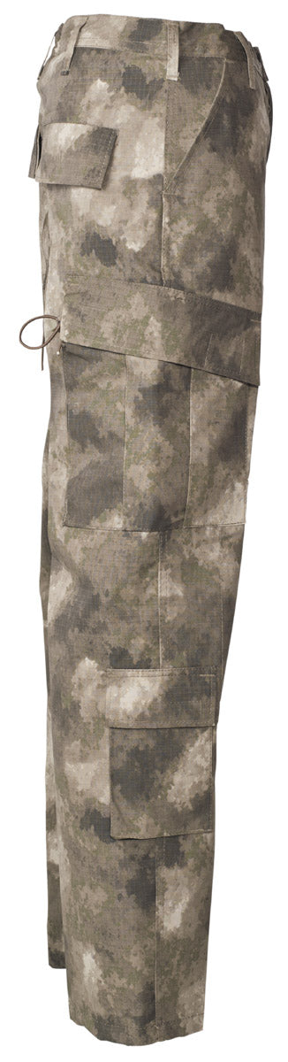 Pantalon de combat US ACU MFH Rip Stop 100 % coton huit poches logements genouillères