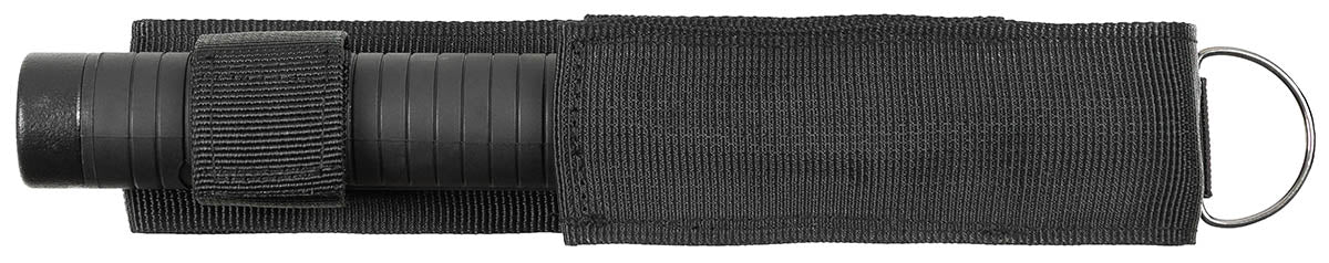 Matraque télescopique MFH Carbon 3 brins 56 cm 340 g avec étui nylon ceinturon