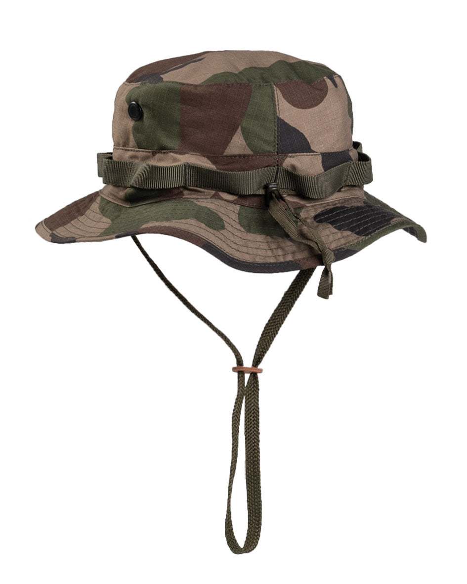 Chapeau de brousse type US GI Mil-Tec en polycoton ripstop taille unique ajustable