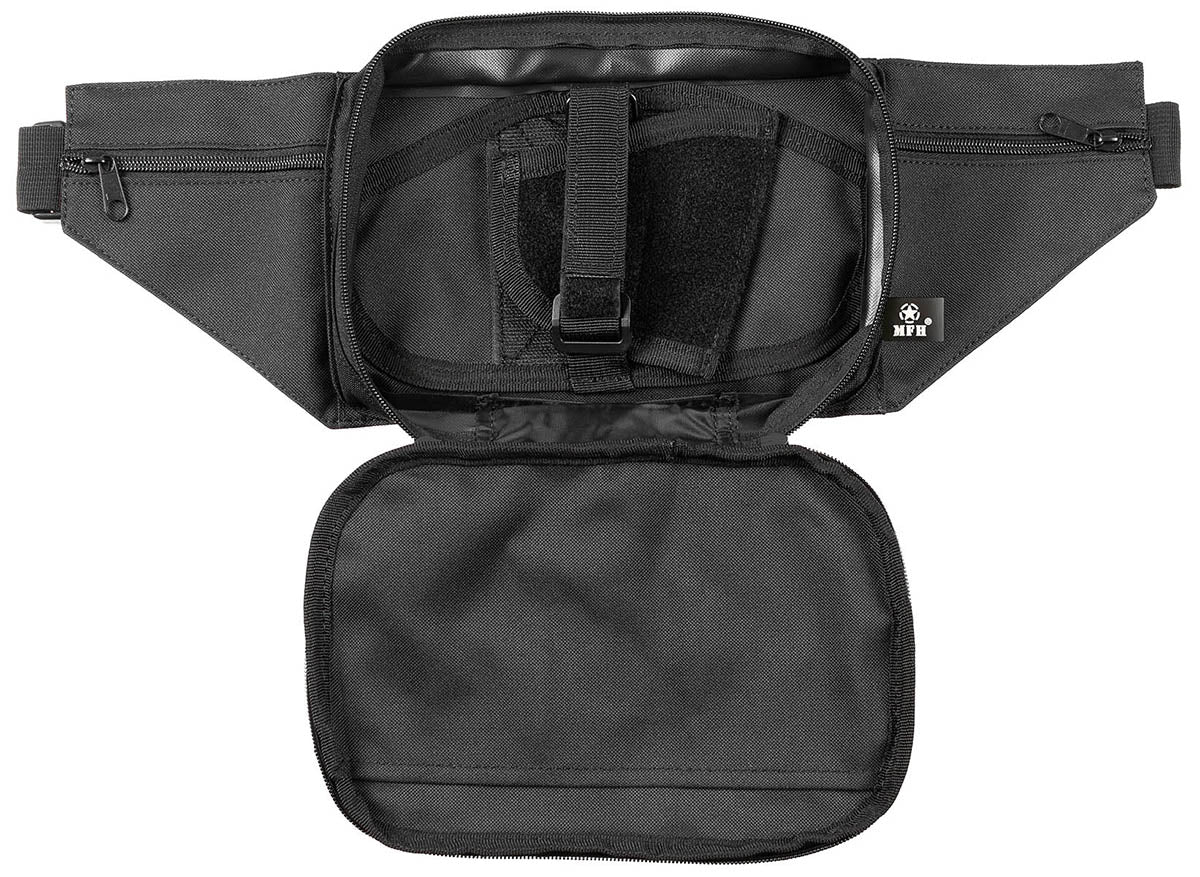Sacoche de hanche MFH Security 25 x 15 x 7 cm avec maintien pistolet amovible