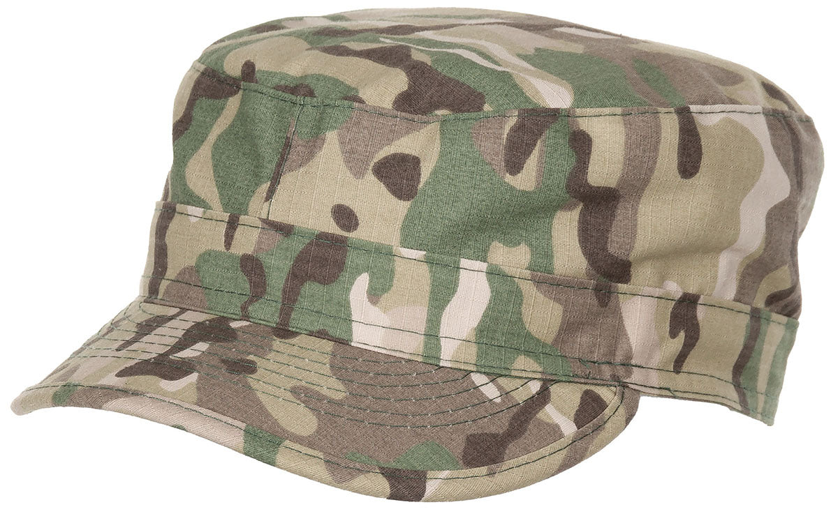 Casquette de treillis US ACU MFH en coton Rip Stop à panneau auto-agrippant