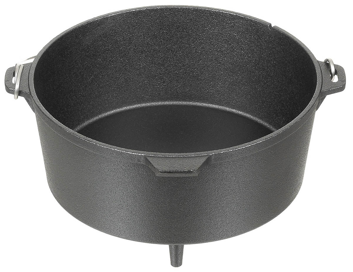 Marmite Fox Outdoor en fonte type Dutch Oven 3,8 ou 5,7 l sur trois pieds