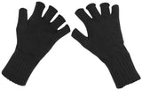 Gants tricotés MFH sans doigts en maille fine 100 % polyacrylique