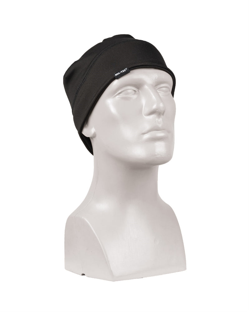 Bonnet polaire Mil-Tec élastique coupe-vent en polyester et élasthanne taille unique