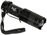 Lampe torche Fox Outdoor Mini 300 lumens portée 150 m corps aluminium 9 cm