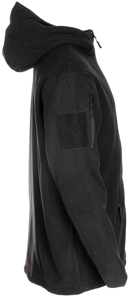 Veste polaire MFH Tactical à capuche et poches de bras à glissières YKK