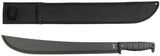 Machette Kongo MFH lame acier 3Cr13 de 44 cm manche caoutchouc garde-doigts