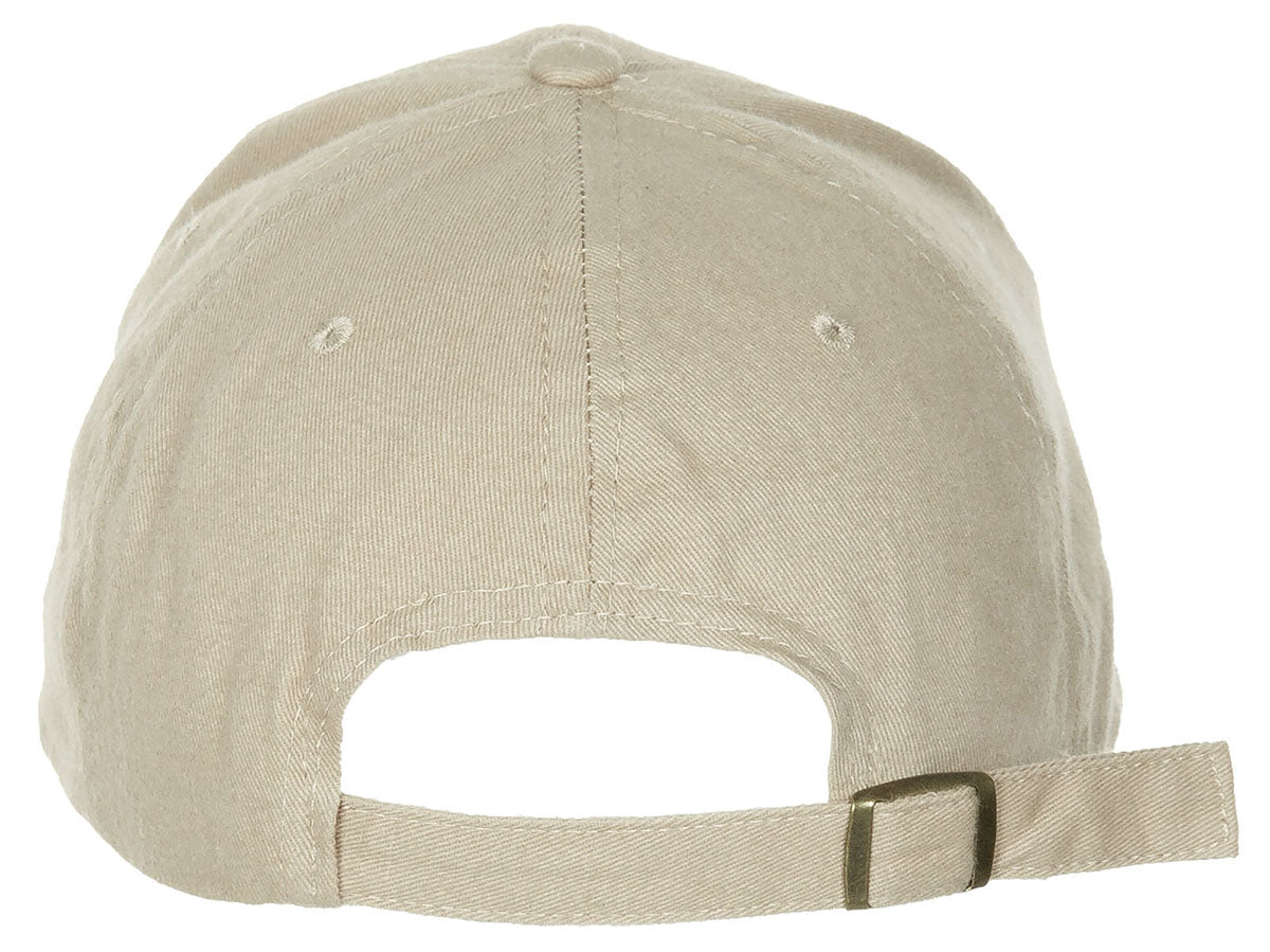 Casquette plate MFH en coton brossé à boucle laiton et visière six piqûres