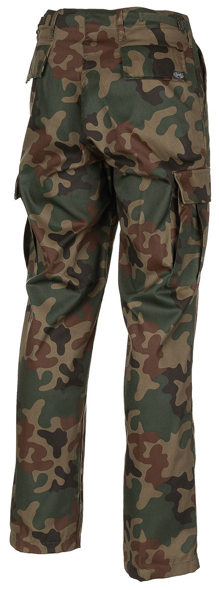 Pantalon de combat US BDU MFH motif AT-digital à glissière polycoton 65/35 six poches
