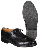 Chaussures basses britanniques en cuir, surplus d'occasion, lot de 10