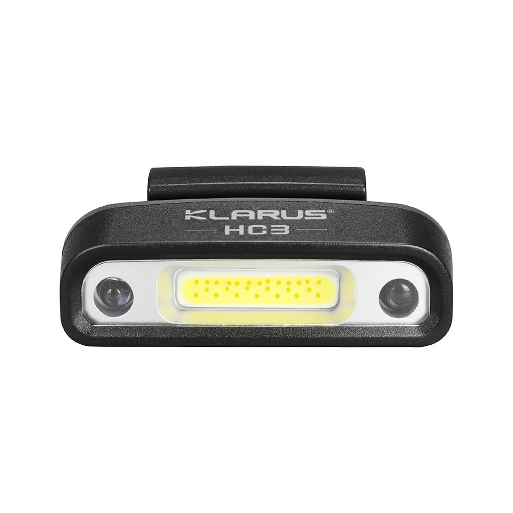Lampe frontale Klarus HC3 100 lumens portée 15 m IPX5 en polymère