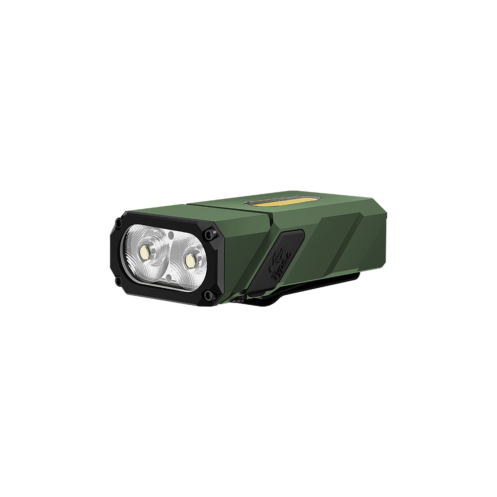 Lampe de casque Klarus E8 1 000 lumens portée 110 m IPX6 en alliage d'aluminium de qualité