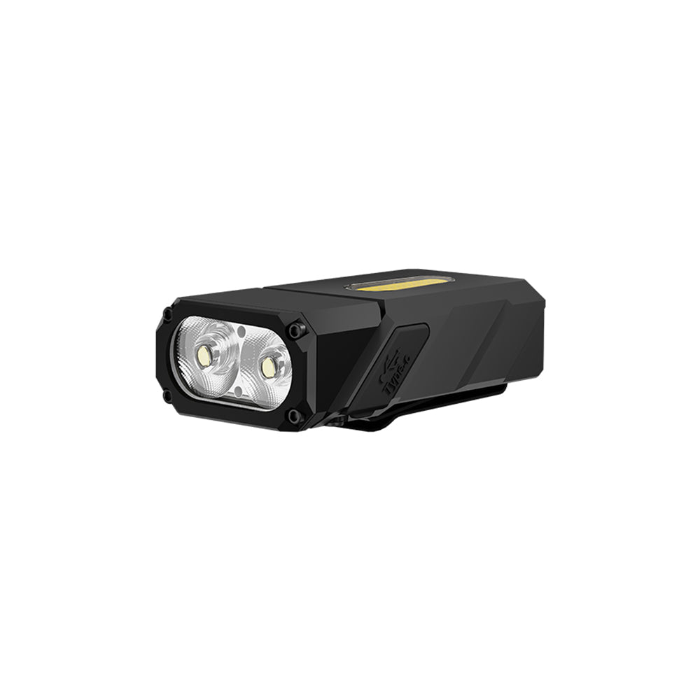 Lampe de casque Klarus E8 1 000 lumens portée 110 m IPX6 en alliage d'aluminium de qualité