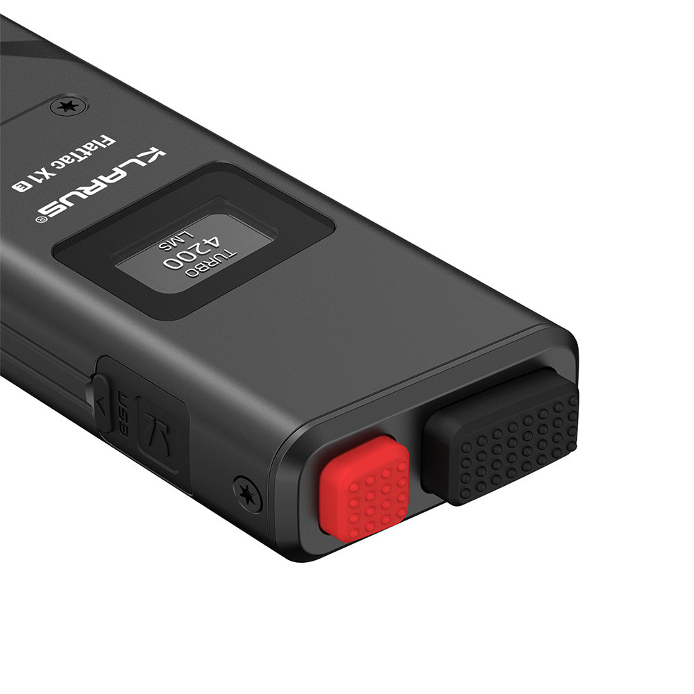 Lampe torche Klarus X1-E 4 200 lumens portée 230 m IPX6 en alliage d'aluminium de qualité