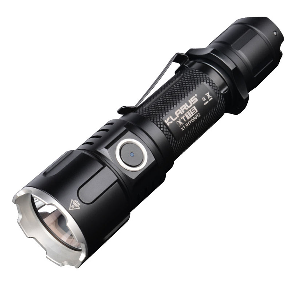 Lampe tactique Klarus XT11S 1 100 lumens portée 330 m IPX8 en alliage d'aluminium de qualité