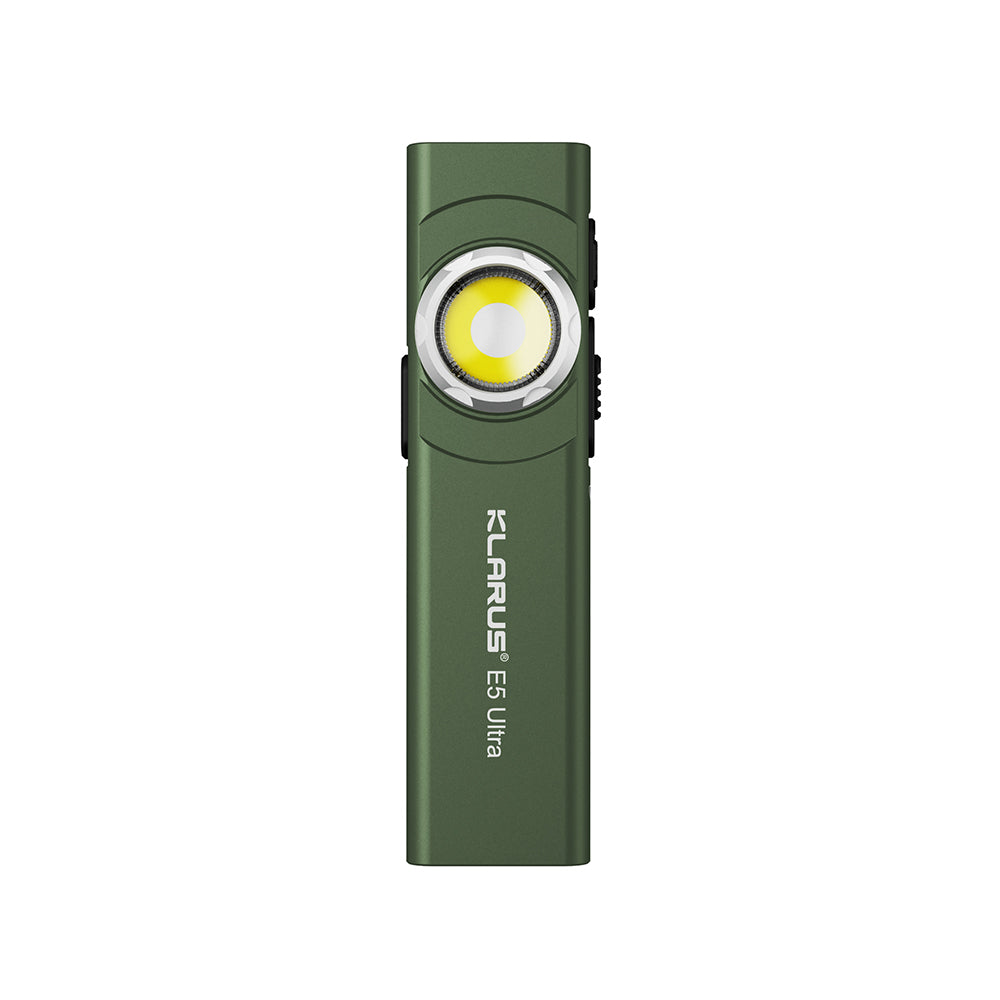 Lampe de casque Klarus E5 ULTRA 800 lumens portée 120 m IPX4 en alliage d'aluminium de qualité