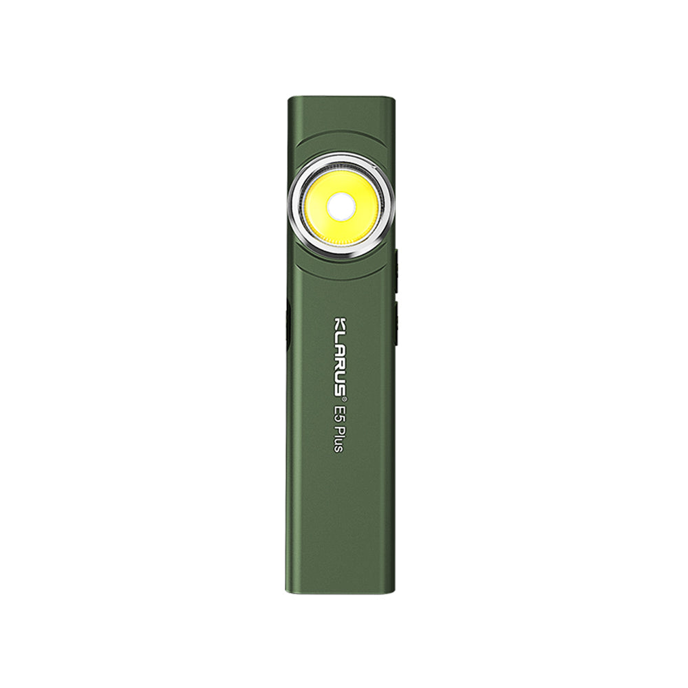Lampe de casque Klarus E5 PLUS 650 lumens portée 32 m IPX4 en alliage d'aluminium de qualité
