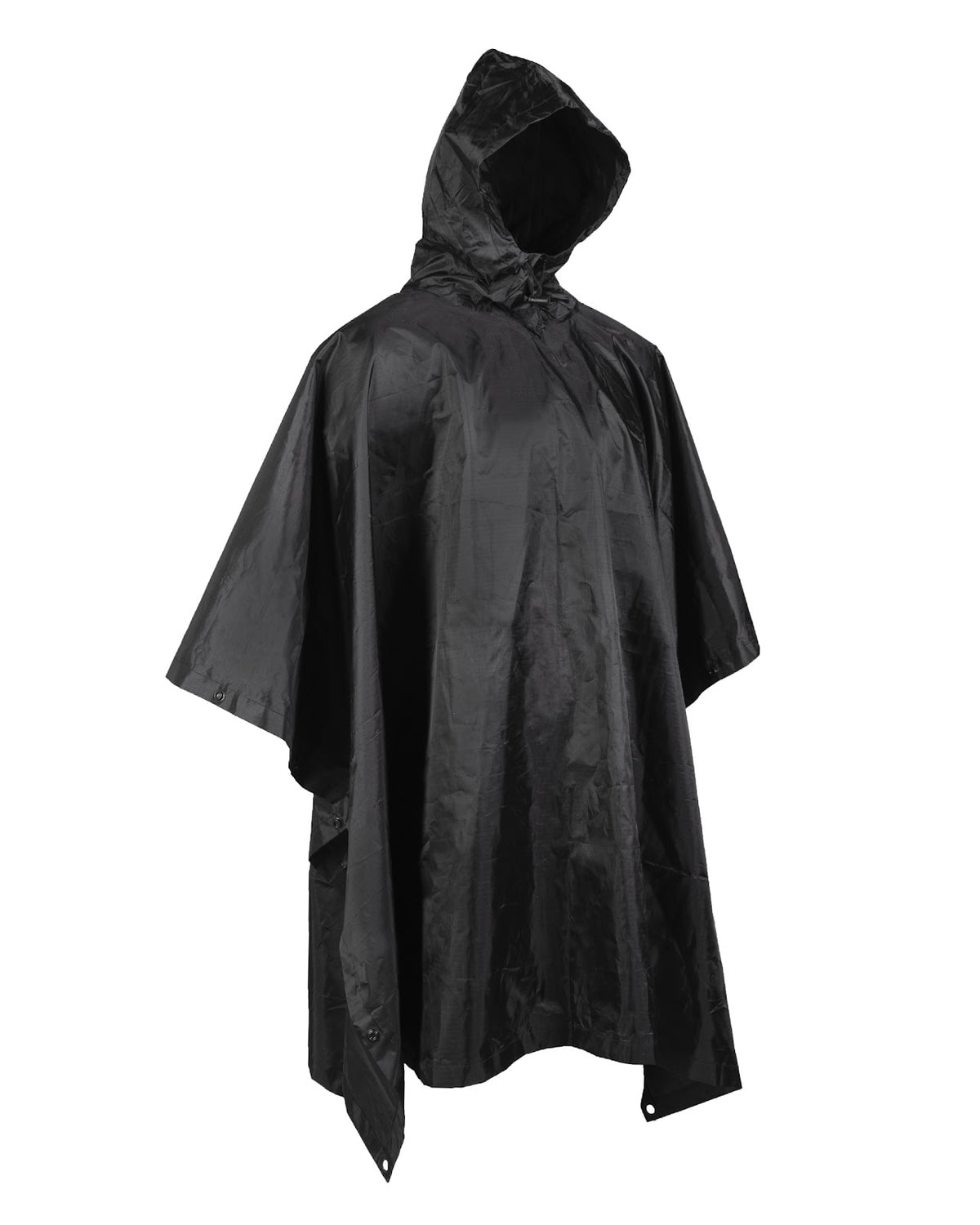 Poncho Mil-Tec Basic en polyester ripstop enduit 207 x 141 cm pour 260 g avec œillets
