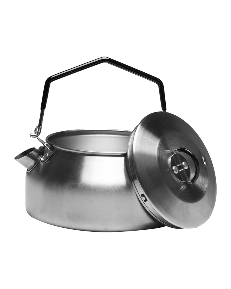 Bouilloire de bivouac Mil-Tec en acier inoxydable 304 contenance 1 litre de 280 g