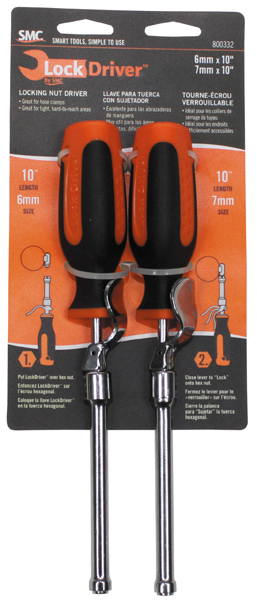 Outil multifonctions MFH Lock Driver lot de 2 douilles 6 et 7 mm longueur 10 pouces