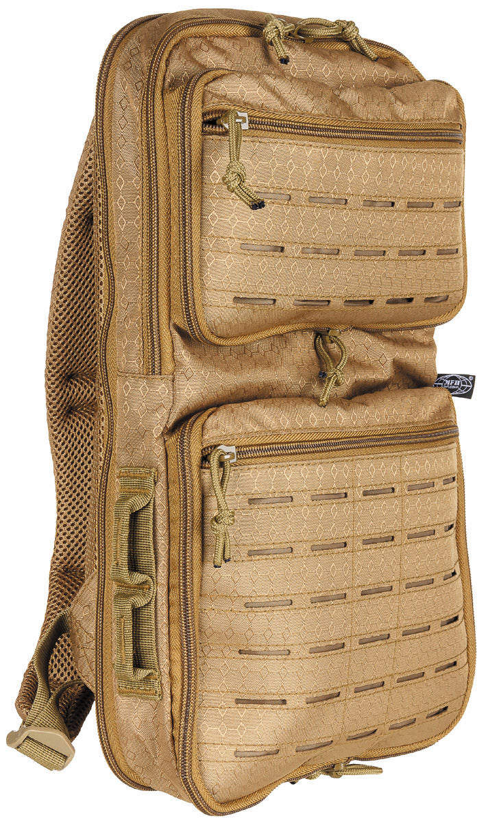 Sac à dos compressible MFH Compress OctaTac 7 à 15 L avec supports découpe laser