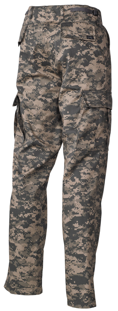Pantalon de combat US BDU MFH motif AT-digital à glissière polycoton 65/35 six poches